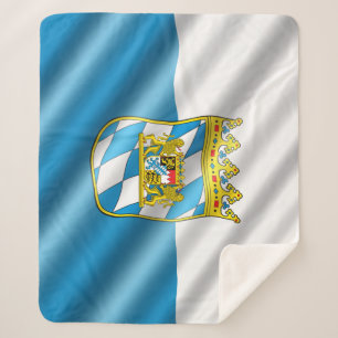 Cobertor Sherpa Bandeira bávara