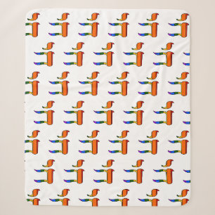 Cobertor Sherpa Bandeira Chai do Orgulho Arco-íris