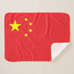 Cobertor Sherpa Bandeira Chinesa