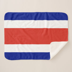 Cobertor Sherpa Bandeira Civil da Costa Rica