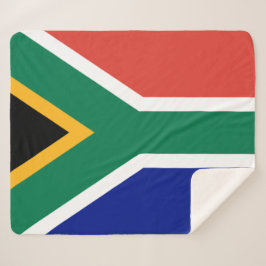 Cobertor Sherpa Bandeira da África do Sul