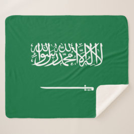 Cobertor Sherpa Bandeira da Arábia Saudita
