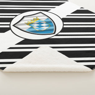 Cobertor Sherpa Bandeira da Baviera
