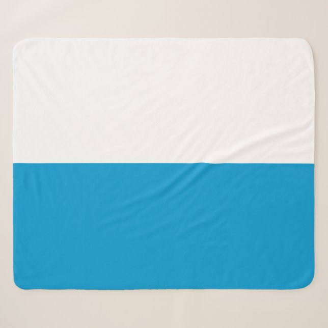 Cobertor Sherpa Bandeira da Baviera (Estado alemão) (Frente (Horizontal))