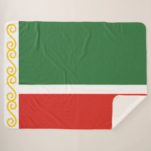 Cobertor Sherpa Bandeira da Chechênia