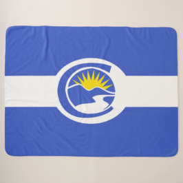 Cobertor Sherpa Bandeira da Cidade do Centenário (Colorado)