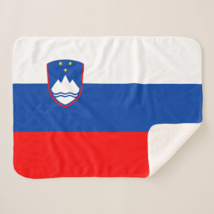 Cobertor Sherpa Bandeira da Eslovênia