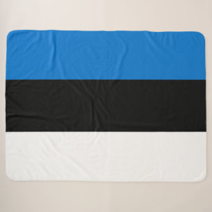 Cobertor Sherpa Bandeira da Estônia