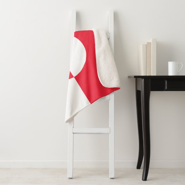 Cobertor Sherpa Bandeira da Gronelândia (In Situ)