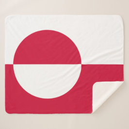 Cobertor Sherpa Bandeira da Gronelândia