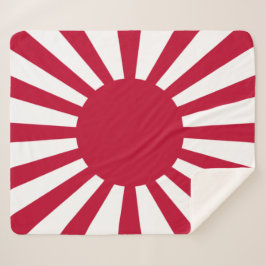 Cobertor Sherpa Bandeira da Guerra Imperial do Japão