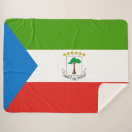 Cobertor Sherpa Bandeira da Guiné Equatorial (África)