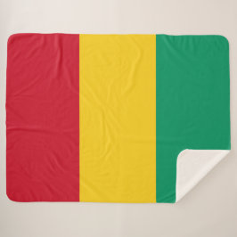 Cobertor Sherpa Bandeira da Guiné (país africano)