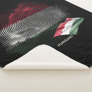 Cobertor Sherpa Bandeira da Hungria