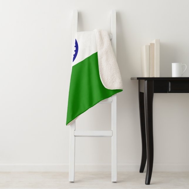 Cobertor Sherpa bandeira da Índia (In Situ)