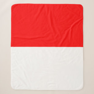Cobertor Sherpa Bandeira da Indonésia (Indonésia)