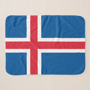Cobertor Sherpa Bandeira da Islândia