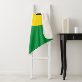 Cobertor Sherpa bandeira da Jamaica