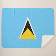 Bandeira da Lúcia Santo (Rua Lúcia) (Caribe)