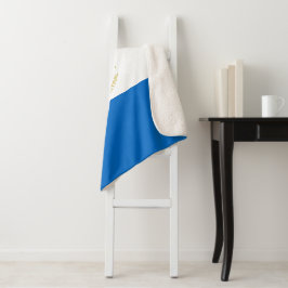 Cobertor Sherpa Bandeira da Nicarágua