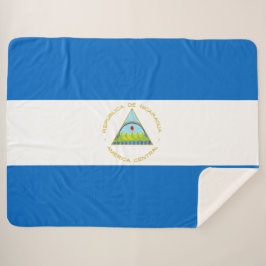 Cobertor Sherpa Bandeira da Nicarágua