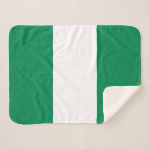 Cobertor Sherpa Bandeira da Nigéria