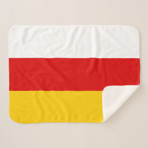 Cobertor Sherpa Bandeira da Ossétia do Sul