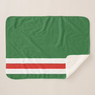 Cobertor Sherpa Bandeira da República da Chechênia
