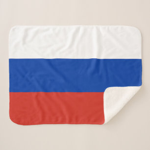 Cobertor Sherpa Bandeira da Rússia
