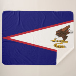 Cobertor Sherpa Bandeira da Samoa Americana