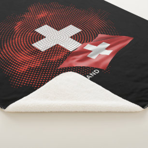 Cobertor Sherpa bandeira da Suíça