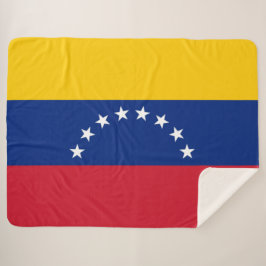 Cobertor Sherpa Bandeira da Venezuela