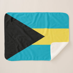 Cobertor Sherpa Bandeira das Bahamas