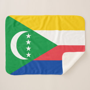 Cobertor Sherpa Bandeira das Comores