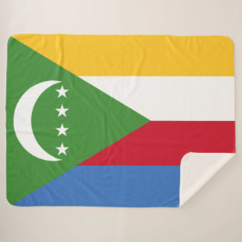 Cobertor Sherpa Bandeira das Comores
