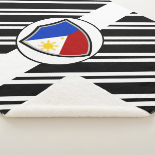 Cobertor Sherpa Bandeira das Filipinas