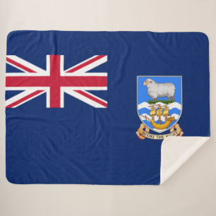 Cobertor Sherpa Bandeira das Ilhas Falkland (Território Britânico)