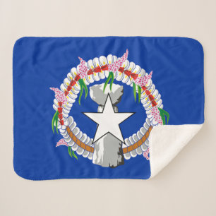 Cobertor Sherpa Bandeira das Ilhas Marianas do Norte