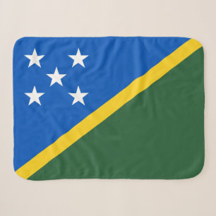 Cobertor Sherpa Bandeira das Ilhas Salomão