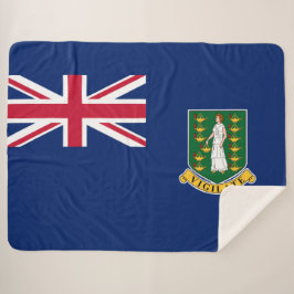 Cobertor Sherpa Bandeira das Ilhas Virgens Britânicas (BVI)