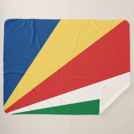 Cobertor Sherpa Bandeira das Seychelles