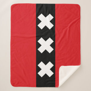 Cobertor Sherpa Bandeira de Amesterdã