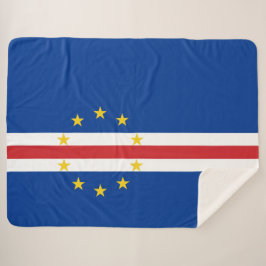Cobertor Sherpa Bandeira de Cabo Verde (Cabo Verde)