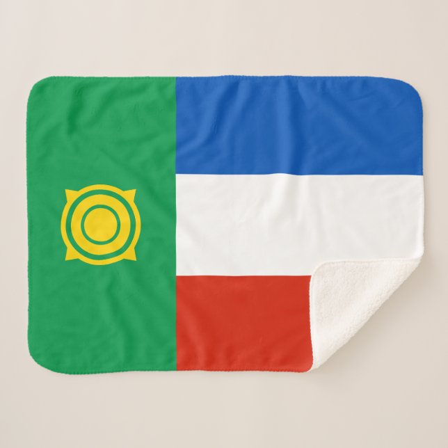 Cobertor Sherpa Bandeira de Cacássia (Frente (Horizontal))