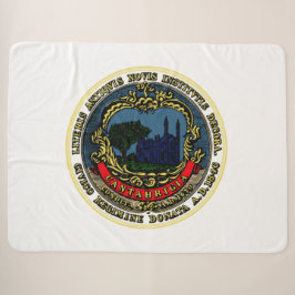 Cobertor Sherpa Bandeira de Cambridge (Massachusetts)