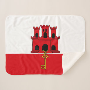 Cobertor Sherpa Bandeira de Gibraltar