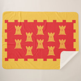 Cobertor Sherpa Bandeira de Greater Manchester (Reino Unido)