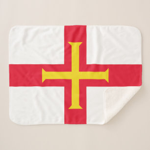 Cobertor Sherpa Bandeira de Guernsey