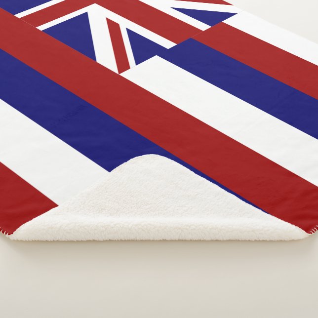 Cobertor Sherpa Bandeira de Havaí (3/4)