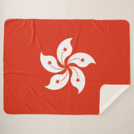 Cobertor Sherpa Bandeira de Hong Kong